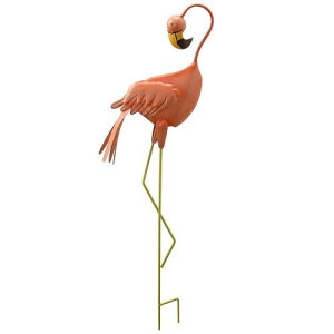 National Tree Company 33.5" Spring Decor Standing Flamingo, Pink