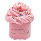 New Slime Toy Watermelon Scented Taffy Stretchy Butter Slime, Soft And Non-Sticky (7Oz 200Ml)