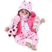 Kaydora Reborn Baby Dolls Girl - 18 inch Realistic Newborn Lifelike Baby Doll Toy for Kids Age 3+