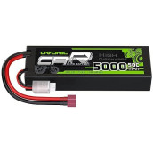 Ovonic 7.4V Lipo Battery 5000Mah 50C 2S Lipo Battery Pack Hardcase With Deans T Plug For Rc Car Bigfoot Arrma Axial Losi Slash Buggy And Monster Truck