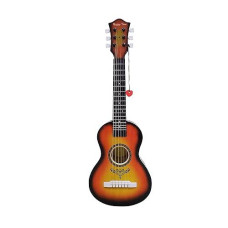23" Acoustic Guitar, Kids 6 String Toy Guitar - Realistic Steel Strings - Beginner Practice First Musical Instrument For Children, Toddlers (Mahogany)