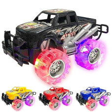 Light Up Monster Trucks For Boys And Girls, Toy Truck Set, Monster Trucks For Boys 3 4 5 6 7 8 Years Old, Toddler Monster Truck Toys, Light Up Trucks