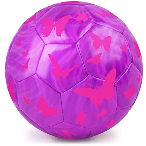 Pp Picador Kids Soccer Ball, Sparkling Soccer Ball Birthday Toys Ball For Kids, Toddlers, Children, Boys, Girls, School, Kindergarten, Student, Baby (Purple)
