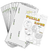 Lavievert Peel & Stick Puzzle Saver, No Stress No Mess Adhesive Sheets, Jigsaw Puzzle Glue Best Way To Preserve Your Finished Puzzle Up To 1500 Pieces - 10 Sheets
