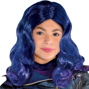 Party City Descendants 3 Mal Wig Halloween Costume Accessory For Girls, One Size