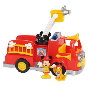 Disney�S Mickey Mouse Mickey�S Fire Engine, Figure And Vehicle Playset, Lights And Sounds, Officially Licensed Kids Toys For Ages 3 Up By Just Play