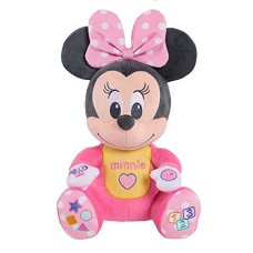 Disney Baby Musical Discovery Plush Minnie Mouse With Sounds And Phrases, Sings Abcs, 123S, And Colors Songs, Kids Toys For Ages 06 Month By Just Play