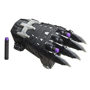 Avengers NERF Power Moves Marvel Black Panther Power Slash Claw NERF Dart-Launching Toy for Kids Roleplay, Toys for Kids Ages 5 and Up
