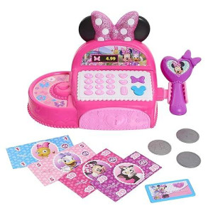 Disney Junior Minnie Mouse Bowtique Cash Register, Kids Toys For Ages 3 Up By Just Play