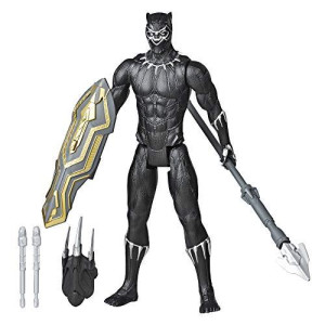 Avengers Marvel Titan Hero Series Blast Gear Deluxe Black Panther Acti