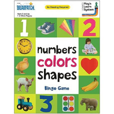 Briarpatch First 100 Numbers Colors Shapes Bingo Game, Early Development, Grade Pk-12 (Ug-01302)