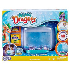 Little Live Aqua Dragons - Deep Sea Habitat - LED Light Up Tank Hatch and Grow Aquatic Pets