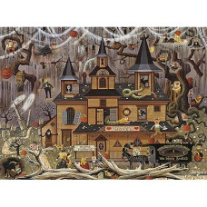 Buffalo Games - Charles Wysocki - Trick Or Treat Hotel - 1000 Piece Jigsaw Puzzle