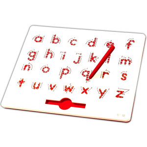 Play22 Magnetic Drawing Board - Stem Educational Learning Abc Lowercase Letters Kids Drawing Board - Writing Board For Kids Erasable - Magnetic Doodle Board - Includes A Pen - Best Gift For Kids