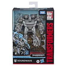 Transformers Toys Studio Series 51 Deluxe Class Dark Of The Moon Movie Soundwave Action Figure - Kids Ages 8 & Up, 4.5"