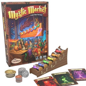 ThinkFun Mystic Market Strategy Card Game for 2-4 Players Ages 10 and Up 
