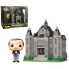 Funko Pop! Town: Batman 80Th - Wayne Manor With Alfred Pennyworth Vinyl Figure, Multicolor (45524), 3.75 Inches