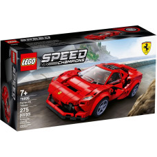 Lego?76895?Speed?Champions?Ferrari?F8?Tributo????Racer?Toy,?With?Racing?Driver?Minifigure,?Race?Cars?Building?Sets, 7 Years And Up.