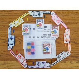 Pegs And Jokers Travel Size Compact Game Set (2-8 Players)