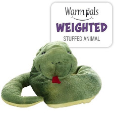 Warm Pals - Sammy The Snake - 1.5Lbs - Cozy Microwavable Lavender Scented Plush Toys - Heated Stuffed Animal - Heatable Coolable Bedtime Comfort Plushie