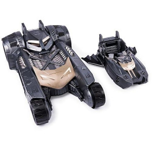 Batman Batmobile And Batboat 2-In-1 Transforming Vehicle, For Use 4-Inch Action Figures, Kids Toys For Boys