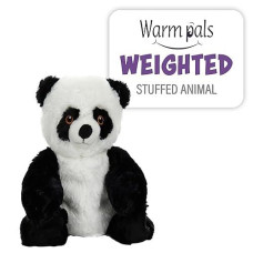 Warm Pals - Bamboo Panda - 1.5Lbs - Cozy Microwavable Lavender Scented Plush Toys - Heated Stuffed Animal - Heatable Coolable Bedtime Comfort Plushie