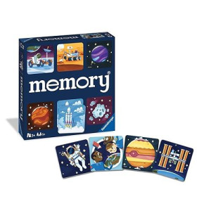 Ravensburger Space Memory Game - Engaging Cosmic Matching Game For Kids | Fun Educational Toy | Enhances Focus And Memory | Ideal Gift For Birthdays And Special Occasions | Suitable For Ages 3 And Up