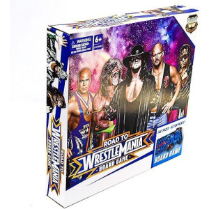Wwe Road To Wrestlemania Board Game, Action Packed Wwe Games With Wwe Elite Legends And Action Cards