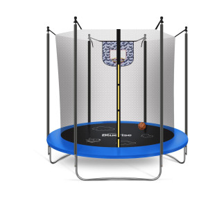 Bluerise Trampoline 6Ft Indoor Trampoline For Kids Outdoor Play For Kids Trampoline Basketball Hoop Attachment With Enclosure Net Easy To Assemble Recreational Trampoline