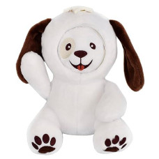 Whatsitsface Stuffed Animal With 6 Different Faces, Plush Toy For Boys Or Girls, Shows Its Emotions - Puppy Dog