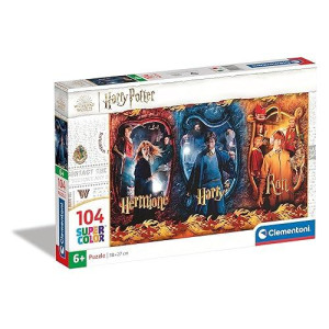 Clementoni 61885 61885-Jigsaw Harry Potter-104 Pieces, Jigsaw Puzzle For Children, Multi-Colour