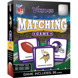 Masterpieces Officially Licensed Nfl Minnesota Vikings Picture Matching Card Game For Kids And Families