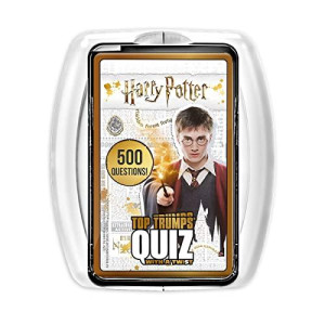 Top Trumps Quiz Harry Potter Game, 500 Questions To Test Your Knowledge And Memory In The World Of Hogwarts, Spells, Witches & Wizards And Lord Voldemort, Gift And Toy For Ages 8 Plus