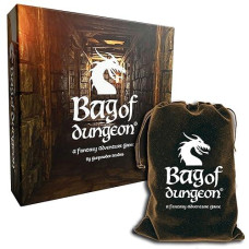 Bag Of Dungeon - Dare You Enter The Dragon'S Lair? - A Family Fantasy Adventure Board Game For 1-4 Players Ages 7 And Up