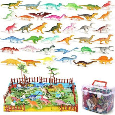 Ht Honor . Trust Small Dinosaur Toys For Kids 3-5 Years Old Boys Toy Figures Plastic Dinosaur Toys Play Set