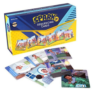 Spark Cards Jr Sequence Cards, Tell A Story Picture Cards, Speech Therapy Materials, Autism Therapy, Sentence Building, Problem Solving, Social Skills, Esl, Ell