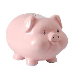 Pig World Piggy Bank For Adults,Boys Piggy Bank Girls,Synchrony Bank,Ceramics,Money Safe For Cash Saving,Alcancias De Dinero Para Adultos Nios,Saving Money Bank For Kids,Coin Counter Jar,Money Jar