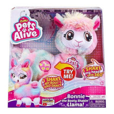 Pets Alive Rainbow Bonnie The Booty Shakin Llama Battery-Powered Dancing Robotic Toy By Zuru, 1 Count (Pack Of 1)