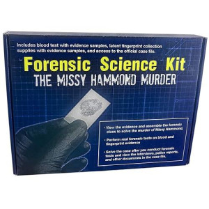 Crime Scene Forensic Science Kit: Solve The Missy Hammond Murder