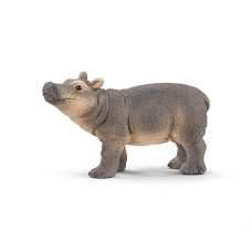 Schleich Wild Life, Realistic Safari Toys For Boys And Girls Ages 3 And Above, Baby Hippo Toy Figure