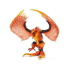 Schleich Eldrador , Lava Monster Mythical Creatures Toys For Kids, Fire Eagle Action Figure With Movable Wings, Ages 7+