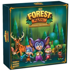 Tortue Forest Run : A captivating Jungle Adventure Strategy Board game Enhances Math, Decision-Making, Problem-Solving Skills for 2-4 Players, 30-45 min, Birthday gift for Kids