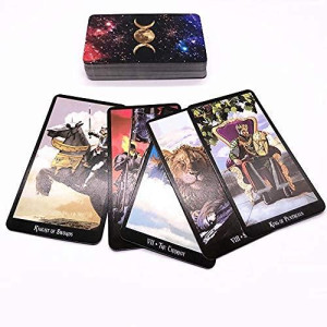 X-Creative Tarot Cards, Witches Tarot Deck Future Telling Game Card Set With Colorful Box Vintage 78Pcs/Set