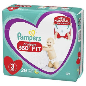 Pampers cruisers 360A Fit Diapers, Size 3, 29 count