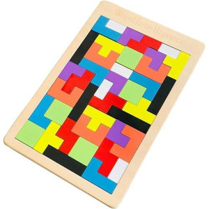 Puzzles For Kids Ages 4-8, Wooden Puzzle Stem Toys For 3-9 Year Old Boys Girls Christmas Best Gifts For Kids Brain Board Games For Kids Toddlers Educational Toys Jigsaw Puzzles