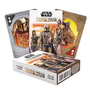 Aquarius Star Wars Playing Cards - The Mandalorian Themed Deck Of Cards For Your Favorite Card Games - Officially Licensed Star Wars Merchandise & Collectibles