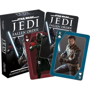 Aquarius Star Wars Playing Cards - Jedi Fallen Order Deck Of Cards For Your Favorite Card Games - Officially Licensed Star Wars Merchandise & Collectibles