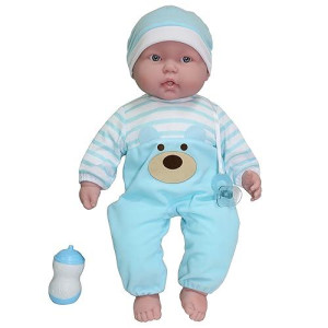 Jc Toys Soft And Cuddly 20" Huggable Baby Doll Play Set Lots To Cuddle Babies | Blue | Ages 2+ | Caucasian