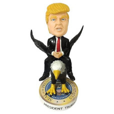 Kollectico President Trump Riding Eagle Bobblehead