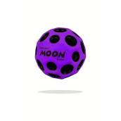 Waboba The Original Moon Ball - Hyper Bouncy Ball - Makes Pop Sound When Bounced - All Ages Extreme Bounce & Fun - Perfect For Active Play & Indoor Or Outdoor Games - Purple